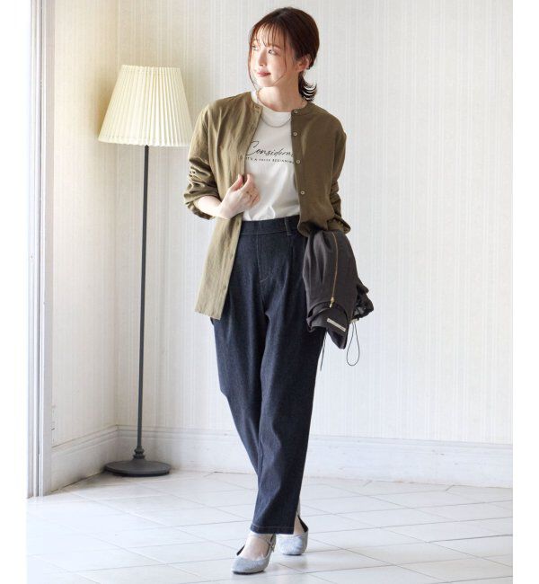 ikka「GOKU楽ストレッチテーパードパンツ」|その他|