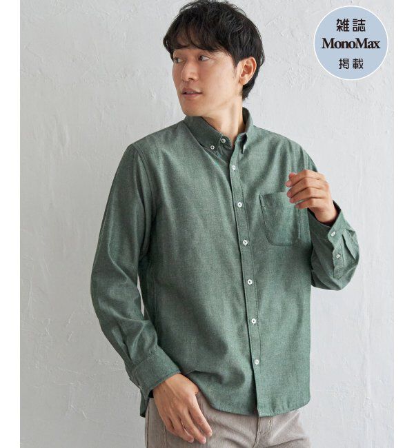 ikka「イージーケアフランネルムジシャツ」|シャツ・ブラウス|