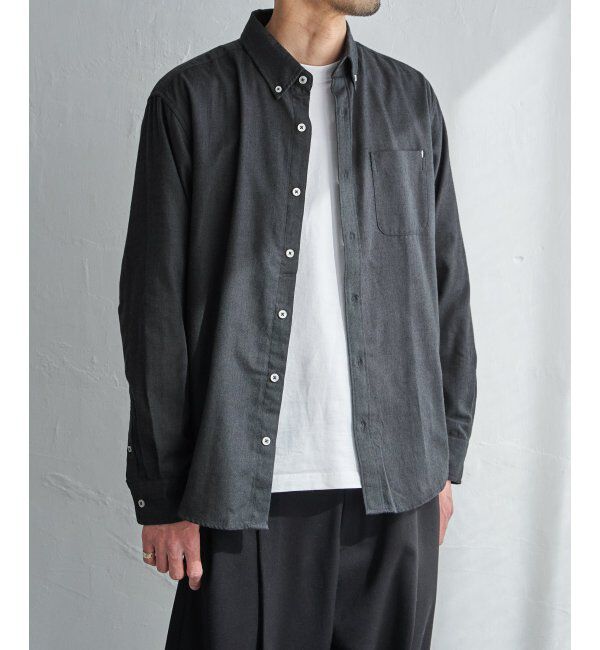 ikka「イージーケアフランネルムジシャツ」|シャツ・ブラウス|