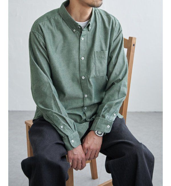 ikka「イージーケアフランネルムジシャツ」|シャツ・ブラウス|