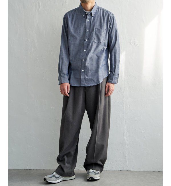 ikka「イージーケアフランネルムジシャツ」|シャツ・ブラウス|