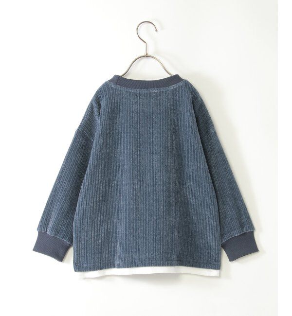 ikka kids「カットコールポケ付きレイヤープルオーバー（120~160cm）」|Tシャツ・カットソー|