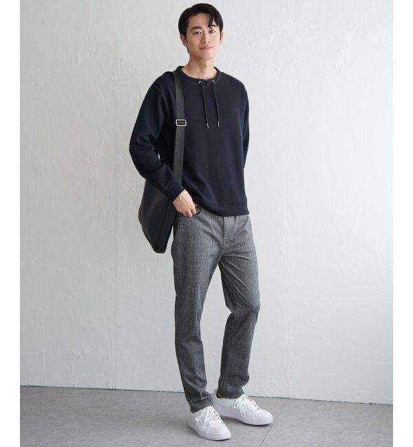 ikka「GOKU楽鹿の子ダンボールルーイプルオーバー」|パーカー|