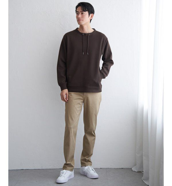 ikka「GOKU楽鹿の子ダンボールルーイプルオーバー」|パーカー|