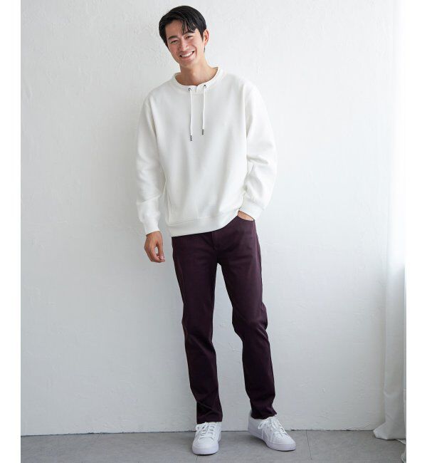 ikka「GOKU楽鹿の子ダンボールルーイプルオーバー」|パーカー|