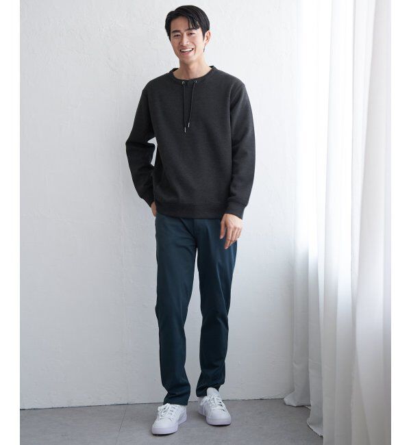 ikka「GOKU楽鹿の子ダンボールルーイプルオーバー」|パーカー|