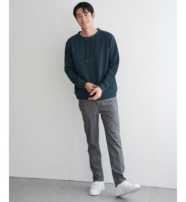 ikka「GOKU楽鹿の子ダンボールルーイプルオーバー」|パーカー|