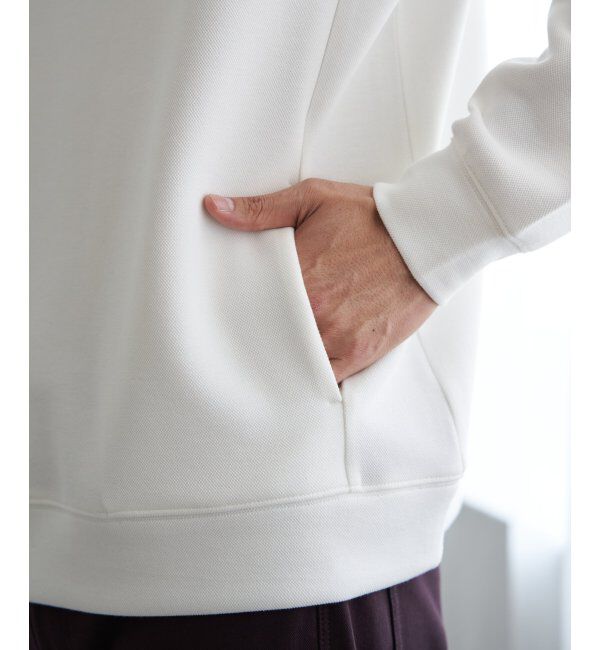 ikka「GOKU楽鹿の子ダンボールルーイプルオーバー」|パーカー|