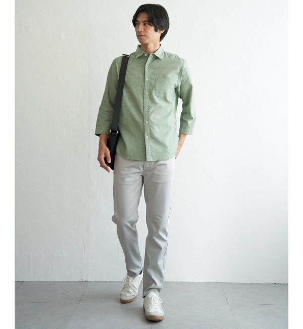 ikka「フレンチリネンMIX袖2WAYシャツ」|シャツ・ブラウス|