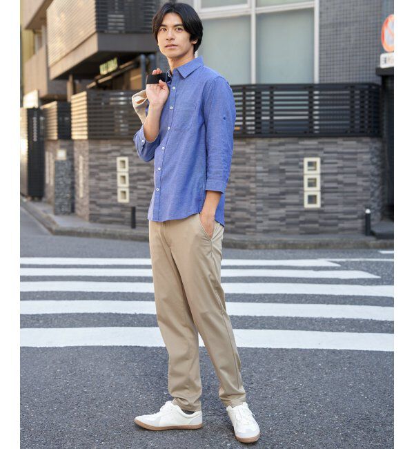 ikka「フレンチリネンMIX袖2WAYシャツ」|シャツ・ブラウス|