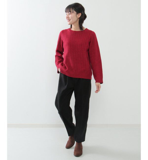 Lbc with Life「ピーチ起毛テーパードパンツ」|その他|