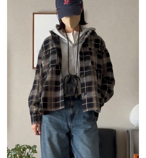 Lbc with Life「モールチェックCPOシャツ」|シャツ・ブラウス|