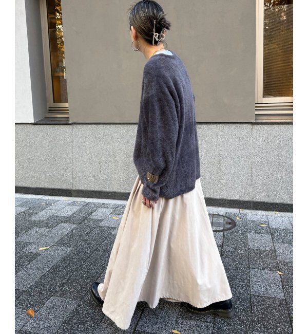 Lbc with Life「ピーチツイルベルトタックスカート」|スカート|