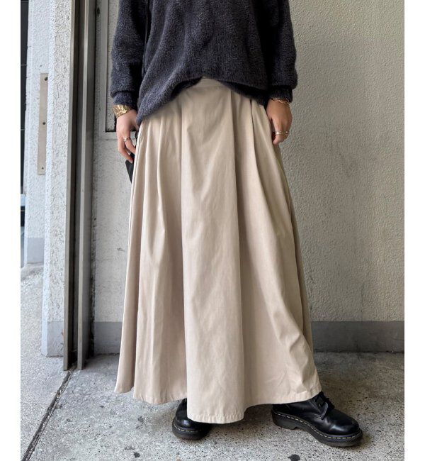 Lbc with Life「ピーチツイルベルトタックスカート」|スカート|