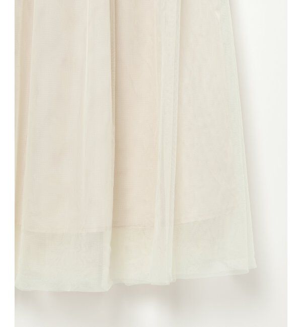 VENCE share style「ニットチュールドッキングワンピース」|ワンピース|