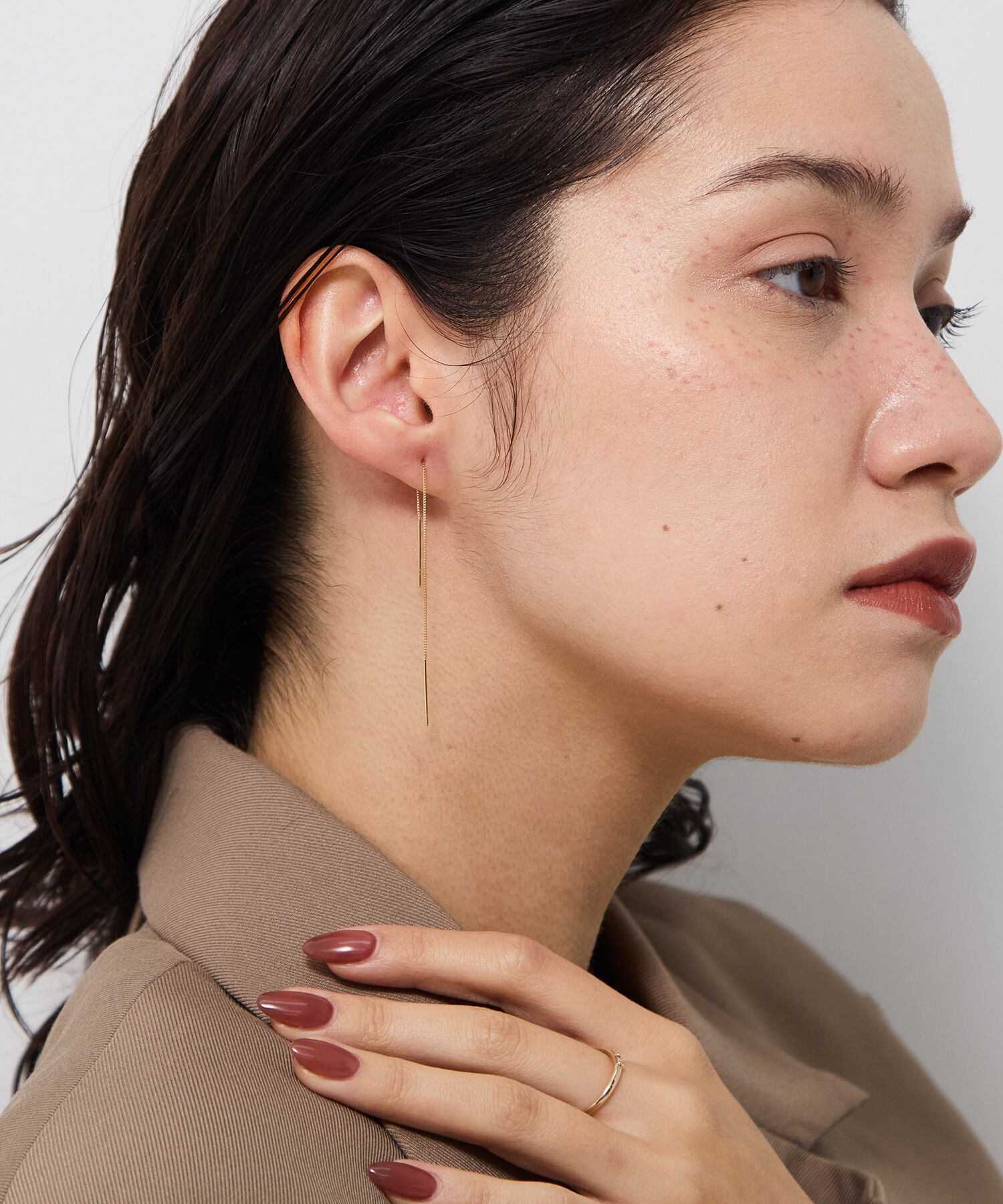 JUPITER「【K10】ベーシックアメリカンピアス/ベネチアンチェーン」|ピアス|