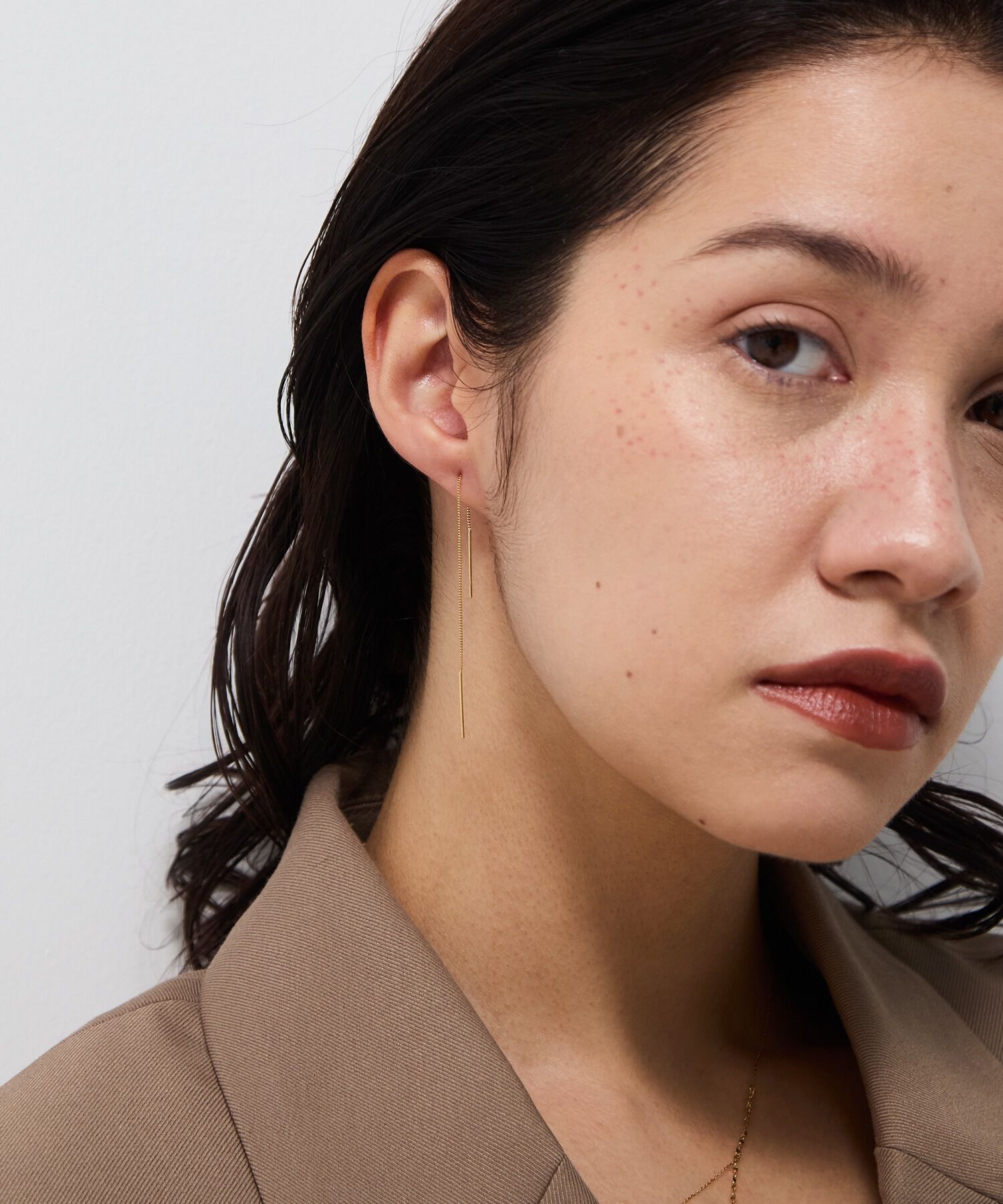 JUPITER「【K10】ベーシックアメリカンピアス/ベネチアンチェーン」|ピアス|