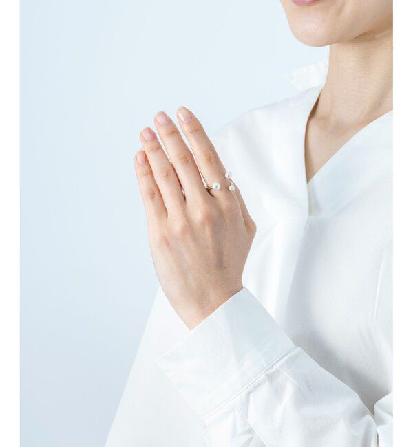 Jouete「フォークリング パール」|リング|