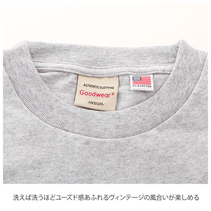 BACKYARD FAMILY「半袖Tシャツ メンズ 通販 グッドウェア Tシャツ メンズ 半袖 Goodwear」|Tシャツ・カットソー|