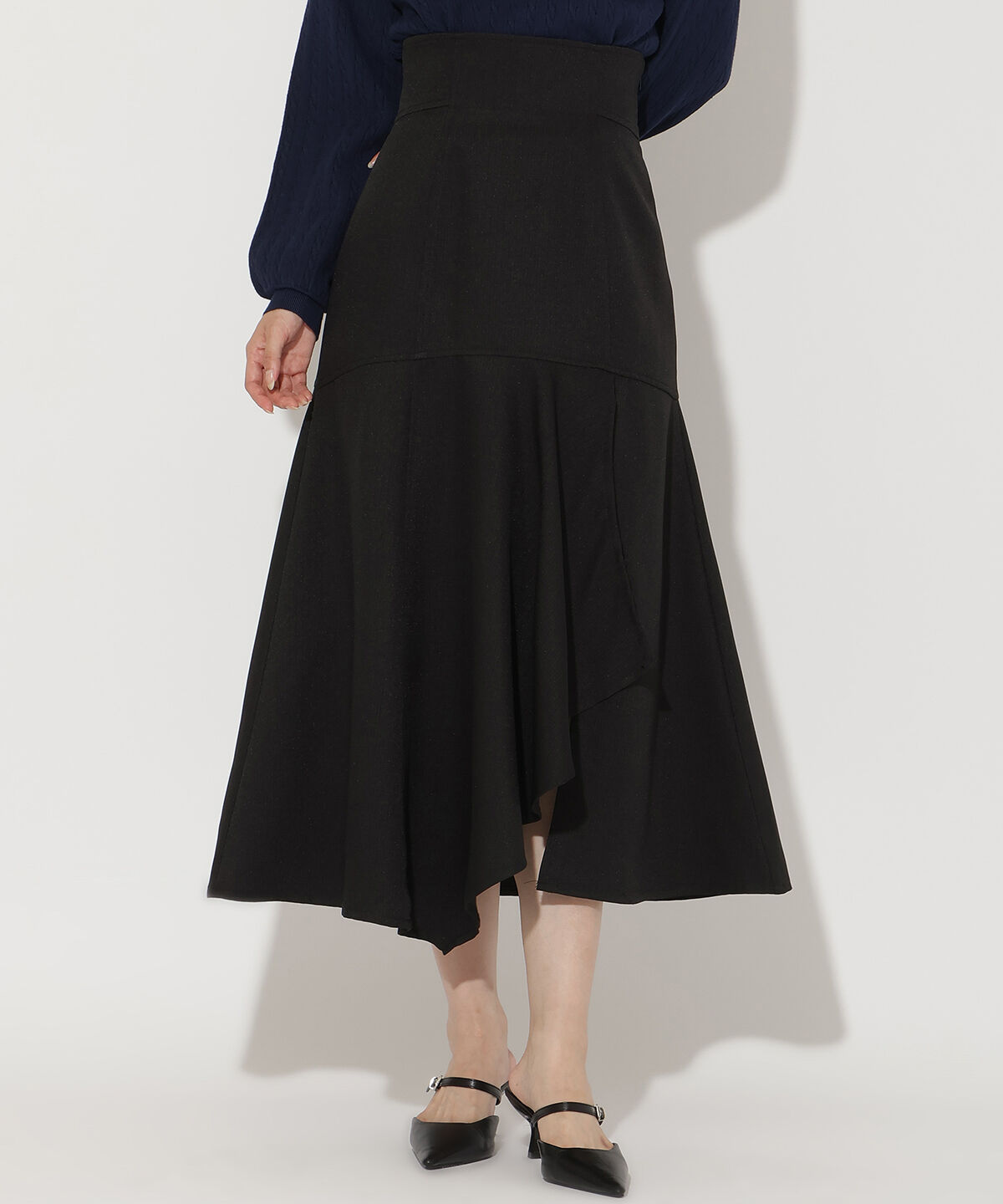 アンドクチュール「インナーミニマーメイドスカート」|フレア|