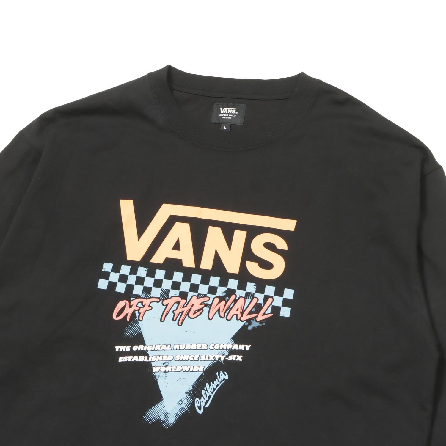 VANS「【VANSｱﾊﾟﾚﾙ(WJ)】M Neon Checker Racing L TEE」|Tシャツ・カットソー|