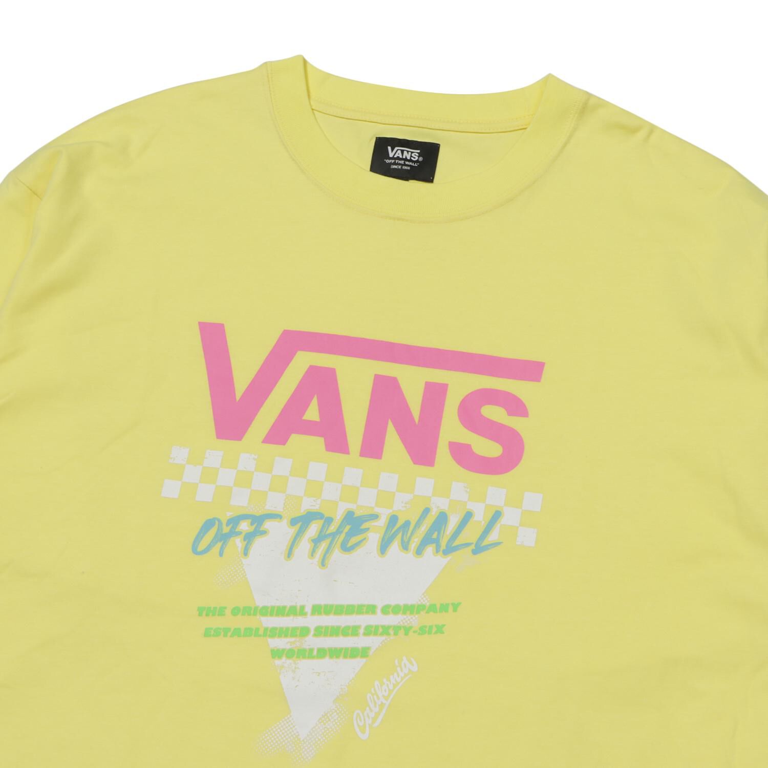 VANS「【VANSｱﾊﾟﾚﾙ(WJ)】M Neon Checker Racing L TEE」|Tシャツ・カットソー|
