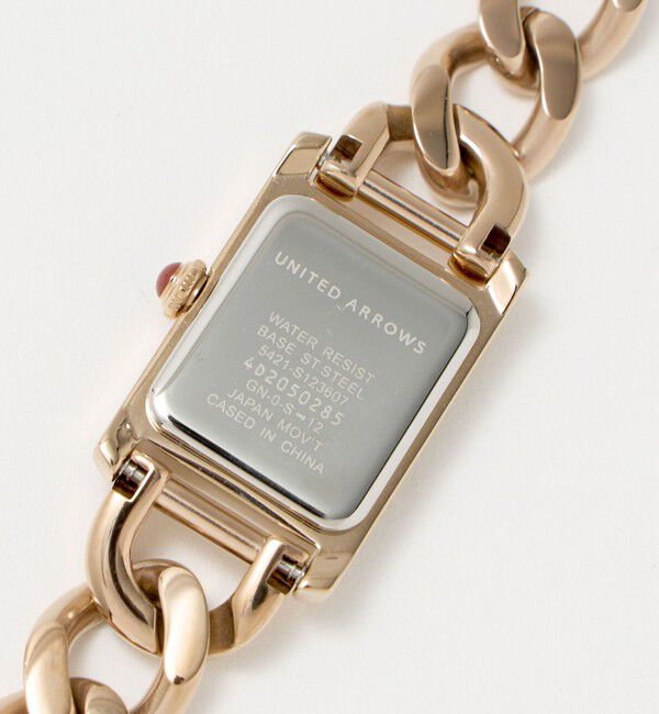 UNITED ARROWS「スクエア チェーン 腕時計」|腕時計|