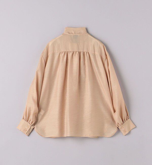 UNITED ARROWS「オーガンジー フリル＆ボウタイ ブラウス」|シャツ・ブラウス|