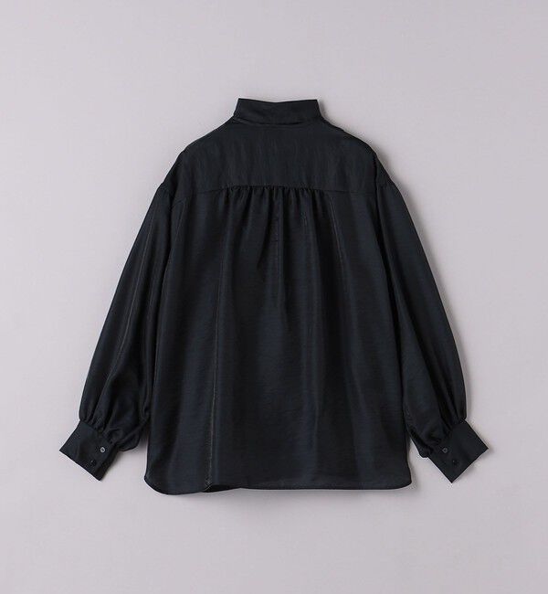 UNITED ARROWS「オーガンジー フリル＆ボウタイ ブラウス」|シャツ・ブラウス|