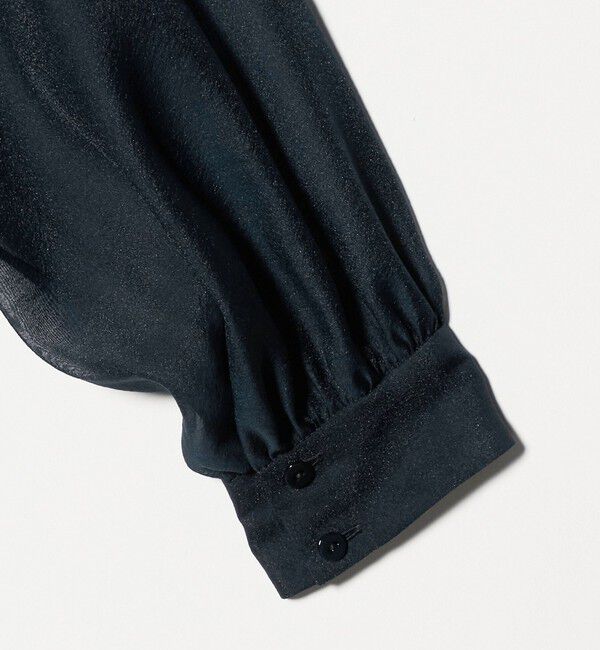 UNITED ARROWS「リボン カットジャガード ブラウス」|シャツ・ブラウス|