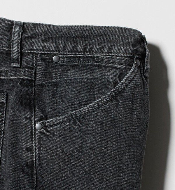 UNITED ARROWS「ブラック&times;ブラック デニム ロデオストレート」|デニム|
