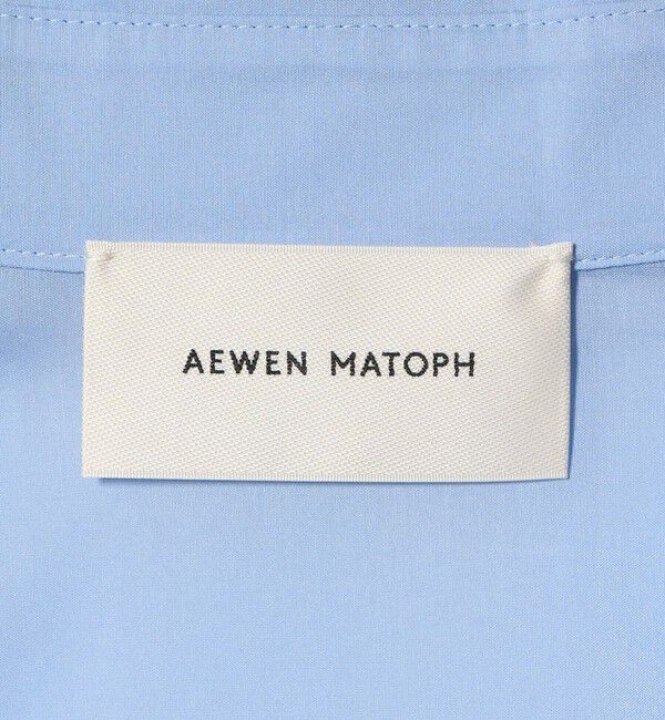 AEWEN MATOPH「＜AEWEN MATOPH＞コットンシルク ボウタイシャツ ‐ ウォッシャブル ‐」|シャツ・ブラウス|
