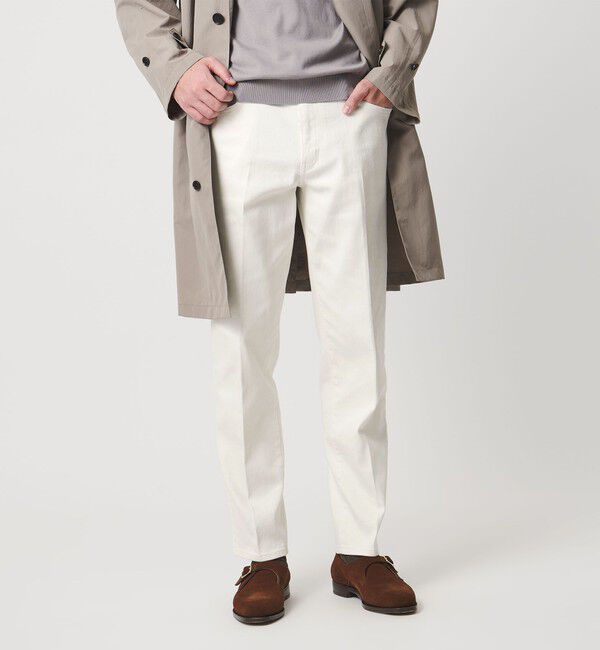 UNITED ARROWS「ドリル 5ポケット  ベーシック テーパード ノープリーツ パンツ」|チノ|