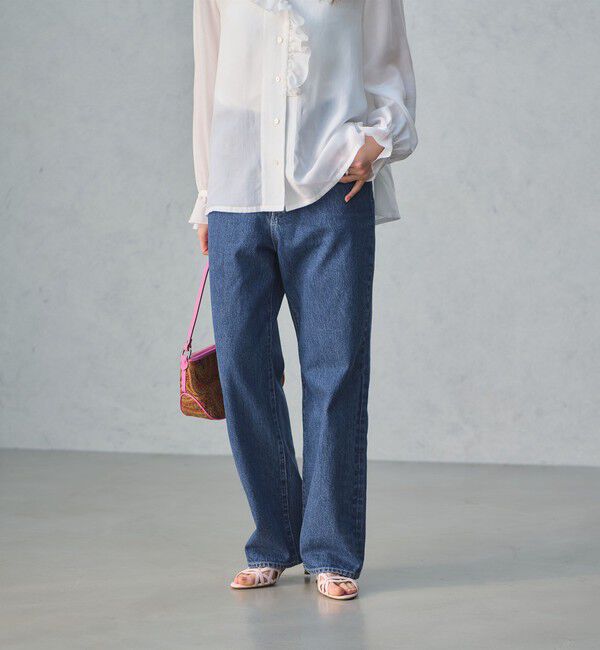 UNITED ARROWS「ストレート デニムパンツ」|デニム|TURQUOISE