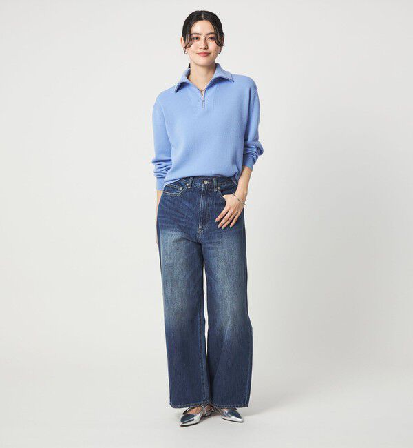 UNITED ARROWS green label relaxing「［size SHORT/TALLあり］ワイド デニム パンツ」|デニム|