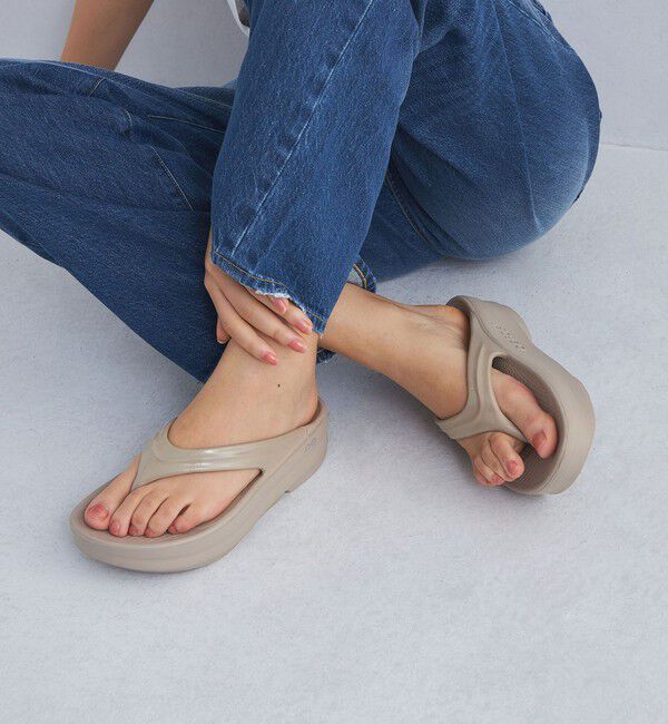 UNITED ARROWS green label relaxing「＜OOFOS＞OOmega プラットフォーム サンダル / ウーメガ」|サンダル|