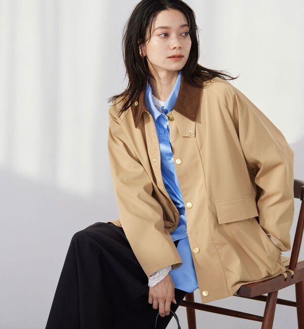 UNITED ARROWS green label relaxing「【別注】＜Barbour＞BORROWDALE ショート ブルゾン」|ブルゾン・スタジャン|