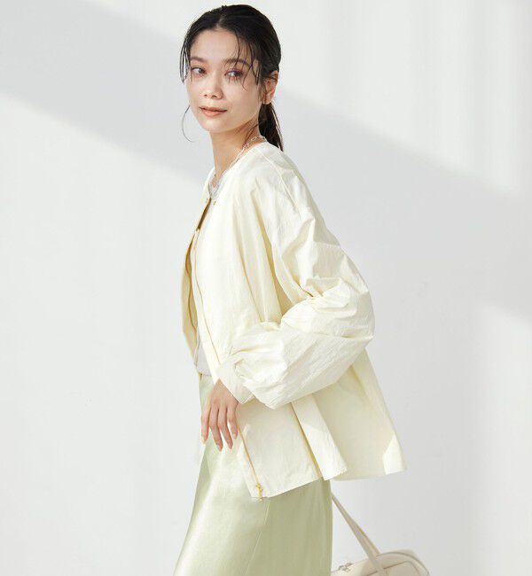 UNITED ARROWS green label relaxing「［size SHORTあり］ウエスト ギャザー ブルゾン」|ブルゾン・スタジャン|