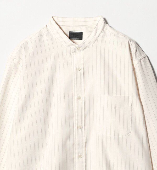 UNITED ARROWS green label relaxing「W/R オックスフォード バンドカラー 長袖 シャツ」|シャツ・ブラウス|