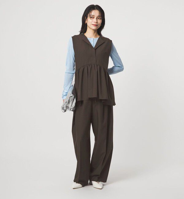 UNITED ARROWS green label relaxing「【別注】＜PROTAGONISTA＞2WAY ノースリーブ ブラウス」|シャツ・ブラウス|