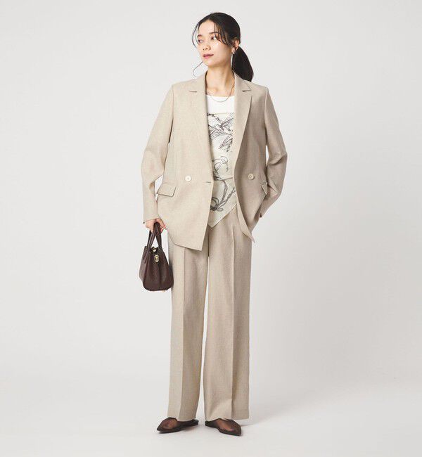 UNITED ARROWS green label relaxing「［size SHORTあり］リネンライク 2B ジャケット」|テーラードジャケット|