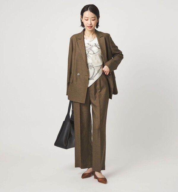 UNITED ARROWS green label relaxing「［size SHORTあり］リネンライク 2B ジャケット」|テーラードジャケット|