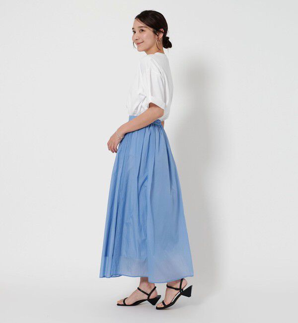 BEAUTY&YOUTH UNITED ARROWS「【WEB限定】ロールアップ ワイド テーパード Tシャツ -MADE IN JAPAN-」|Tシャツ・カットソー|