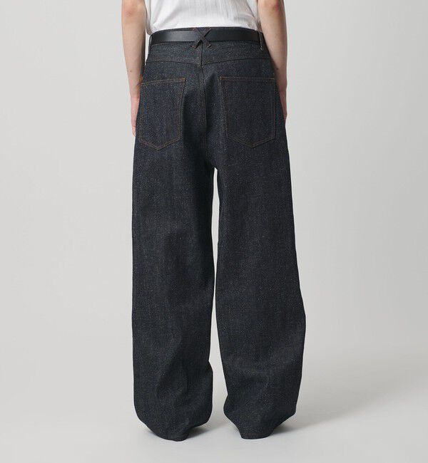 MONKEY TIME「リジッド ネップ デニム バギー パンツ」|チノ|