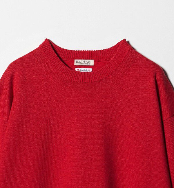 BEAUTY&YOUTH UNITED ARROWS「ハイブリッド リネン クルーネック ニット ウォッシャブル」|ニット・セーター|