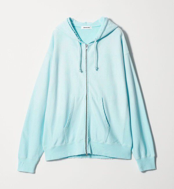 MONKEY TIME「サンフェード フレンチテリー フルジップ フーディー」|カーディガン|