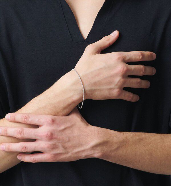 BEAUTY&YOUTH UNITED ARROWS「＜eoa＞スパークル チェーン ブレスレット」|ブレスレット・バングル|SILVER