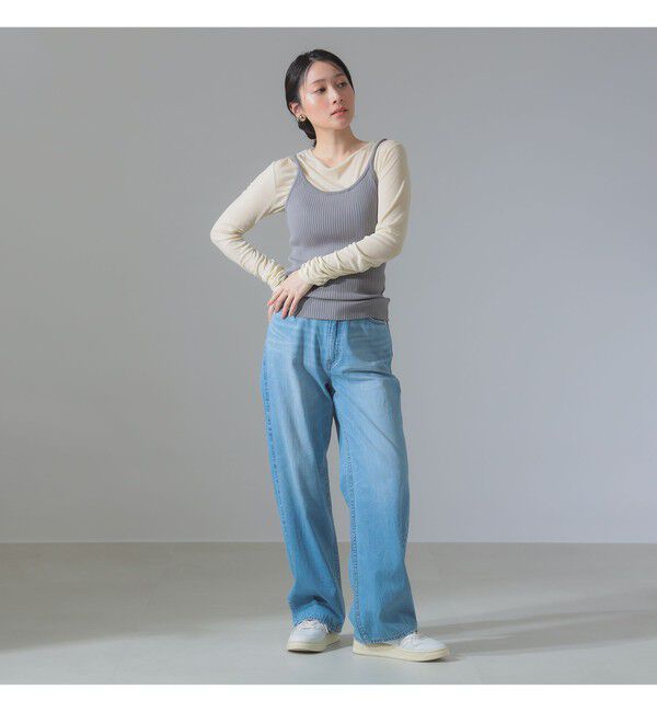 Demi-Luxe BEAMS 「upper hights / LAZY NIECE デニムパンツ」|デニム|