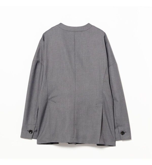 Ray BEAMS 「ノーカラー ビッグ ジャケット」|ノーカラージャケット|