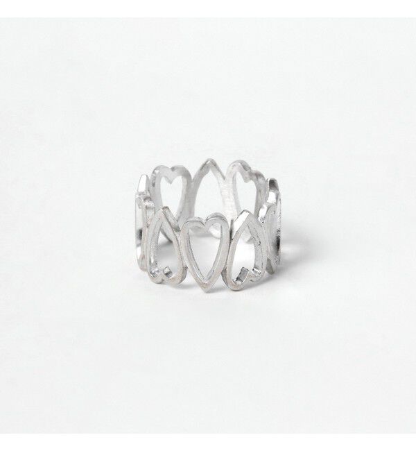 BEAMSBOY「シルバー925 連続 ハート リング」|その他|